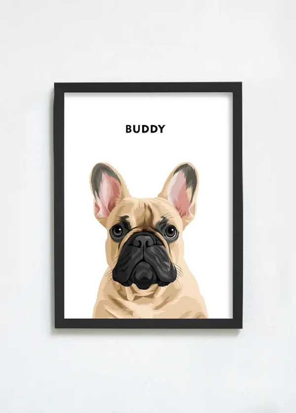 Custom Modern Pet Portrait