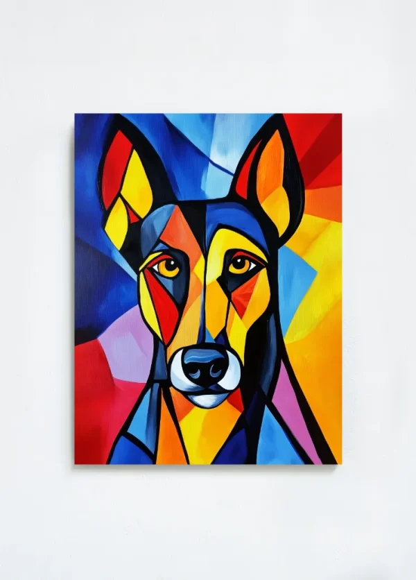 Custom Picasso Style Pet Portrait