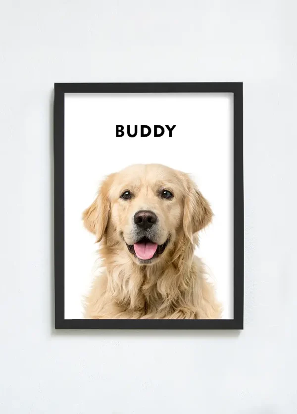 Custom realistic pet portrait